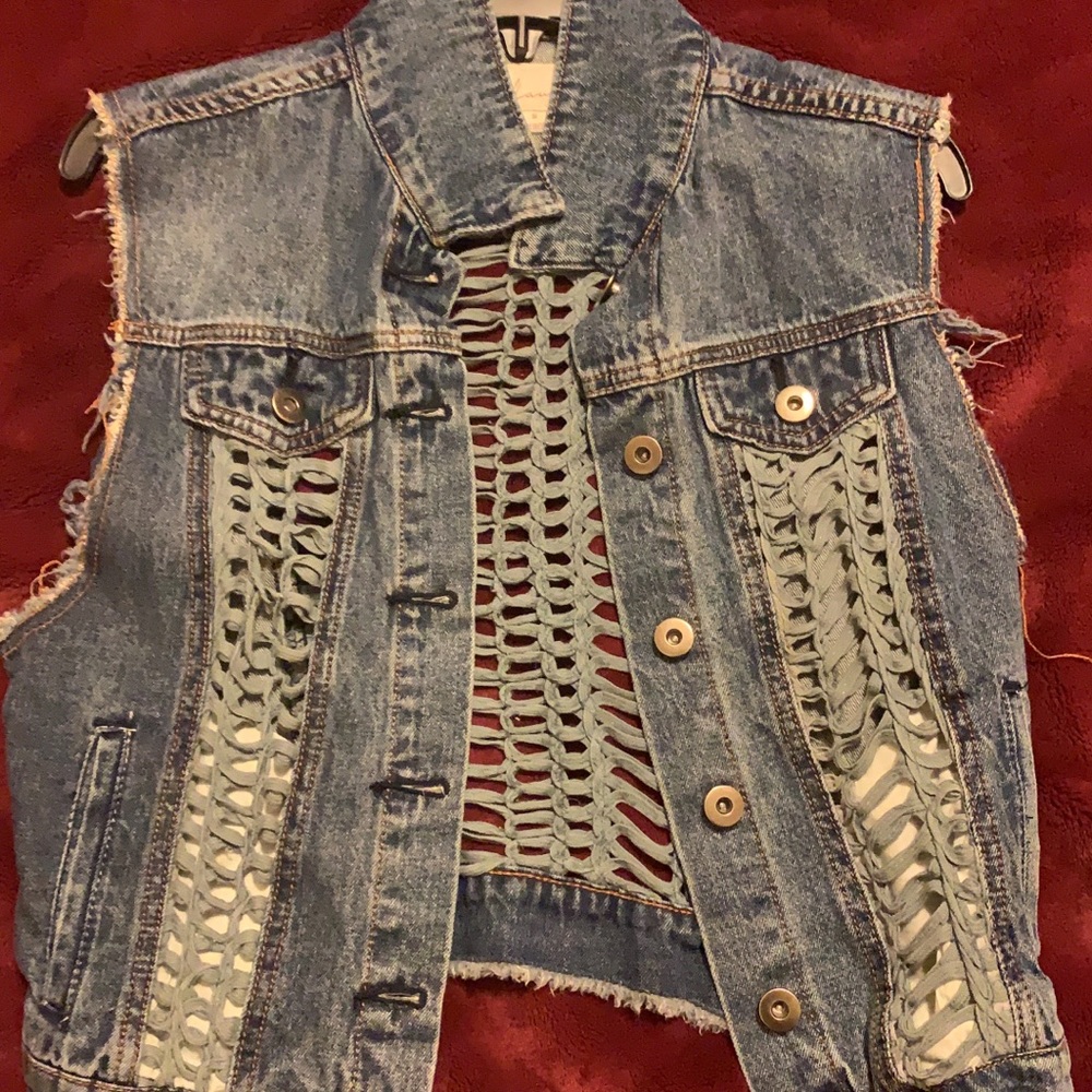 Vintage Havana Jean Vest 💖